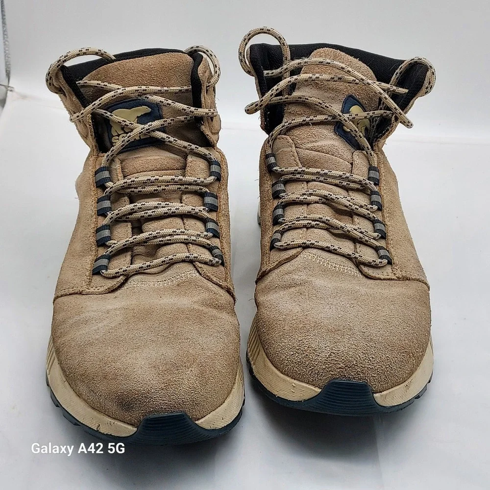 Sorel‎ Men's Waterproof Suede Winter Boots Tan Size 9.5 NM4253271